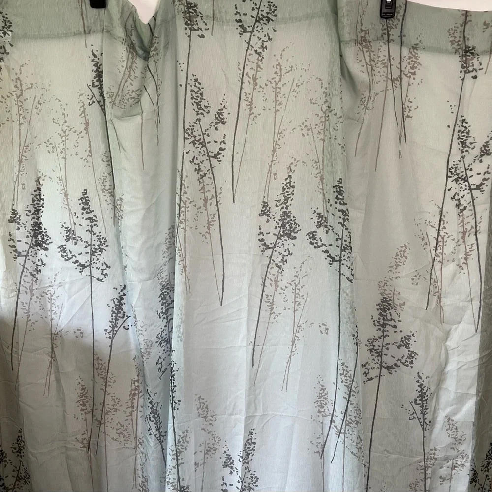 Studio JCP Home Rod Pocket Curtain Panel Forest Trees Approx: 83